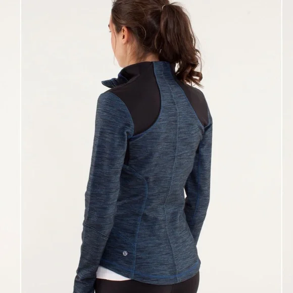 Full zip Denim-look Form jacket - Picture 2 of 6